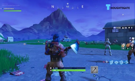 Start a new game by smashing everything with your pickaxe