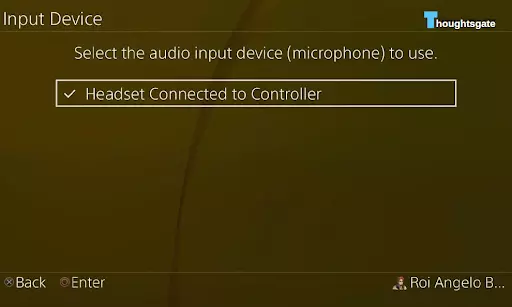 Choose Devices, Audio Devices, and finally, Input Devices from the menu that appears. To use a headset with a controller, you should enable that feature.