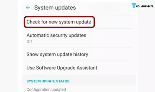 Tap Software Updates or System Updates.