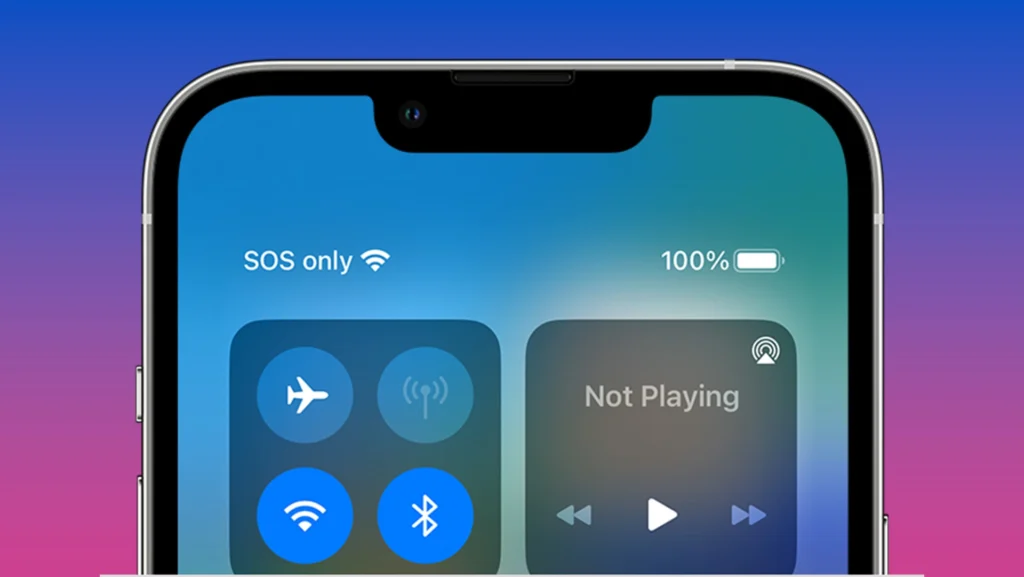 What does SOS mean on iPhone?